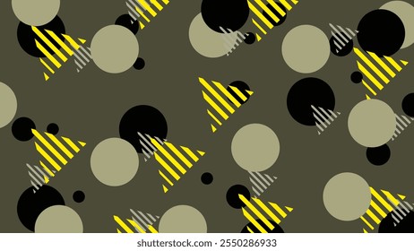abstract background Geometric Pattern Circles and triangles
