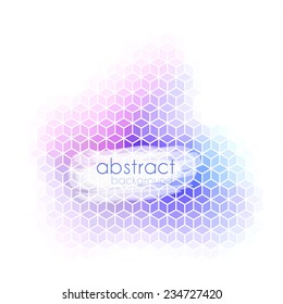 Abstract background with geometric pattern and copyspace - eps10 