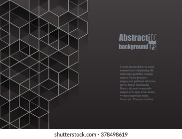 Abstract  Background With Geometric Pattern. Eps 10 Vector Illustration