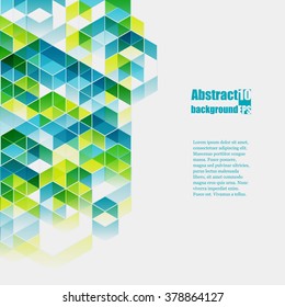 Abstract  background with geometric pattern. Eps 10 Vector illustration