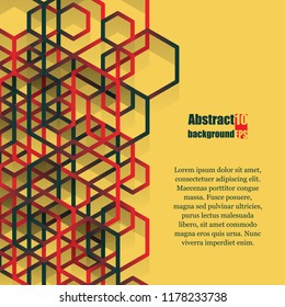 Abstract background with geometric pattern. Eps10 Vector illustration