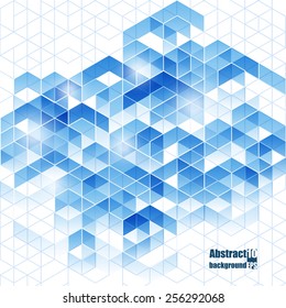 Abstract  background with geometric pattern. Eps10 Vector illustration