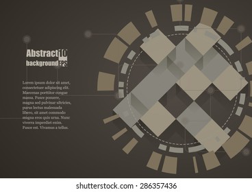 Abstract  background with geometric pattern. Eps10 Vector illustration