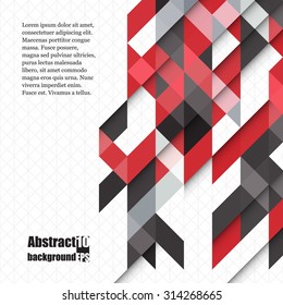 Abstract  background with geometric pattern. Eps10 Vector illustration