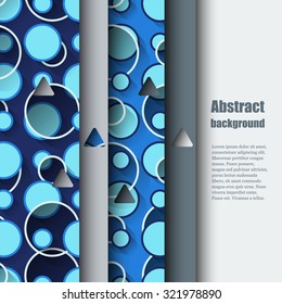 Abstract  background with geometric pattern. Eps10 Vector illustration. 