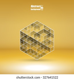 Abstract  background with geometric pattern. Eps10 Vector illustration. 