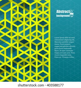 Abstract  background with geometric pattern. Eps10 Vector illustration