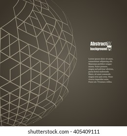 Abstract  background with geometric pattern. Eps10 Vector illustration