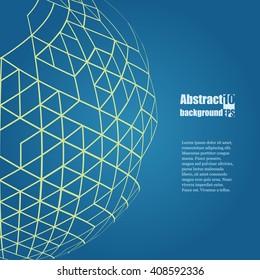 Abstract  background with geometric pattern. Eps10 Vector illustration