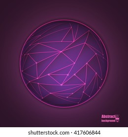 Abstract  background with geometric pattern. Eps10 Vector illustration