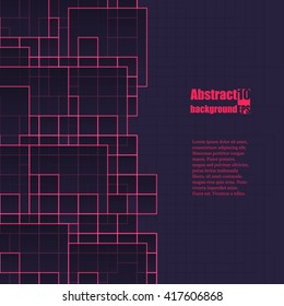 Abstract  background with geometric pattern. Eps10 Vector illustration