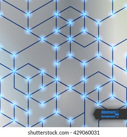 Abstract background with geometric pattern. Eps10 Vector illustration