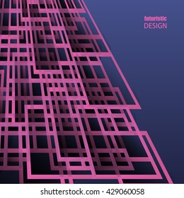 Abstract background with geometric pattern. Eps10 Vector illustration