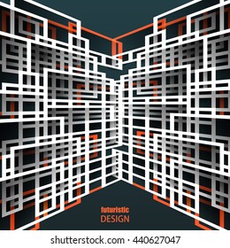Abstract background with geometric pattern. Eps10 Vector illustration