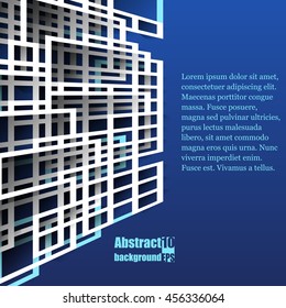 Abstract background with geometric pattern. Eps10 Vector illustration
