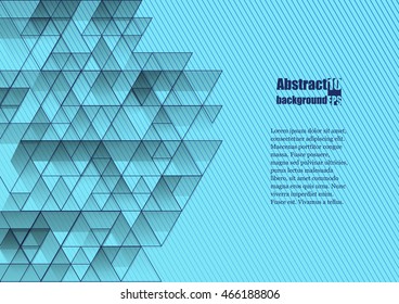 Abstract background with geometric pattern. Eps10 Vector illustration