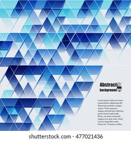 Abstract background with geometric pattern. Eps10 Vector illustration