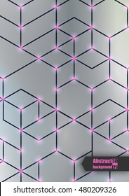 Abstract background with geometric pattern. Eps10 Vector illustration