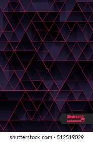 Abstract background with geometric pattern. Eps10 Vector illustration