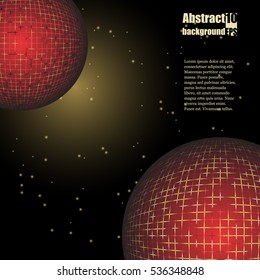 Abstract background with geometric pattern. Eps10 Vector illustration