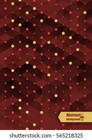 Abstract background with geometric pattern. Eps10 Vector illustration