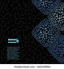 Abstract background with geometric pattern. Eps10 Vector illustration