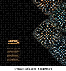 Abstract background with geometric pattern. Eps10 Vector illustration