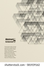 Abstract background with geometric pattern. Eps10 Vector illustration