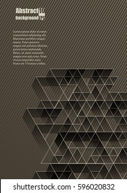 Abstract background with geometric pattern. Eps10 Vector illustration