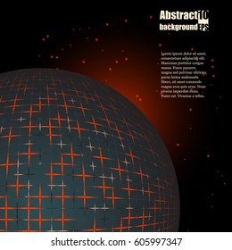 Abstract background with geometric pattern. Eps10 Vector illustration