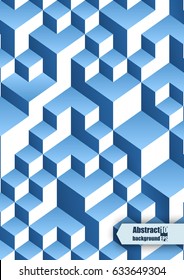 Abstract background with geometric pattern. Eps10 Vector illustration