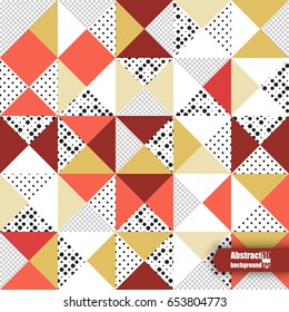 Fundo abstrato com padrão geométrico. EPS10 Ilustração vetorial