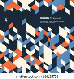 Abstract background with geometric pattern. Eps10 Vector illustration