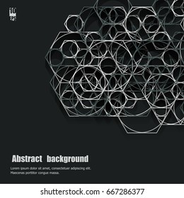 Abstract background with geometric pattern. Eps10 Vector illustration