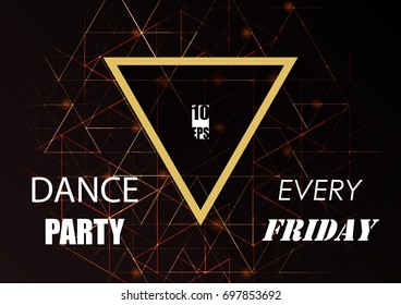 Abstract background with geometric pattern. Eps10 Vector illustration