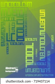 Abstract background with geometric pattern. Eps10 Vector illustration