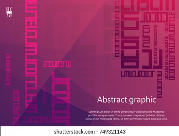 Abstract background with geometric pattern. Eps10 Vector illustration