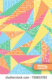 Abstract background with geometric pattern. Eps10 Vector illustration