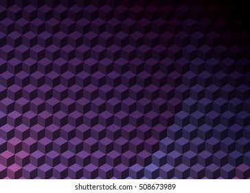  Abstract background with geometric pattern. Vector illustration. Cubes.