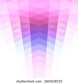 Abstract background with geometric pattern and white space for text. Delicate shades of pink and blue. Stock vector illustration.