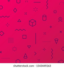 Abstract background. Geometric patterns. Gradients covers design. Business brochure, applicable for placards, banners, posters, flyers. Vector illustration.