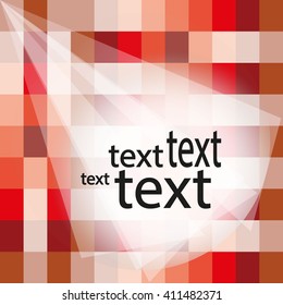 abstract background with geometric patterns in gray and red tones