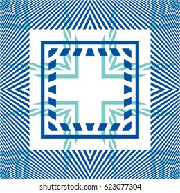 Abstract background with geometric pattern.Vector illustration.