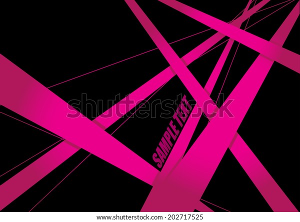 抽象的な背景に幾何学的なピンクと黒 のベクター画像素材 ロイヤリティフリー