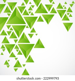 Abstract background with geometric piramid