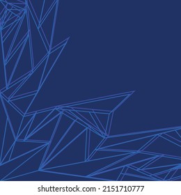 Abstract background with geometric and polygonal line pattern and with some copy space area