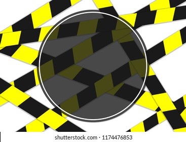 Abstract background, geometric poster design template, warning banner, landing page, vector illustration