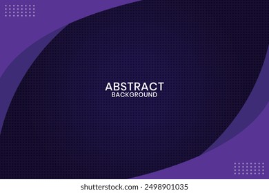 Abstrakter Hintergrund mit geometrischen violetten und dunklen gepunkteten Elementen - minimaler geometrischer Hintergrund
