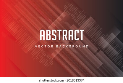 Abstract Background Geometric Red Grey Color Modern
