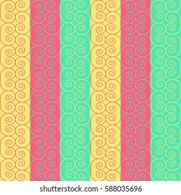 Abstract background geometric seamless color pattern. Vector illustration.